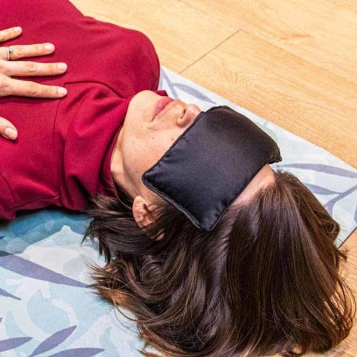 Augenkissen Auge Kissen Duft Lavendel Leinsamen Warm Kalt Entspannung Savasana Stressabbau Yoga No Yoga Salzburg