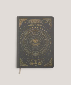 Notizbuch Notiz Note Tagebuch Journal Mini A6 veganes Leder Charcoal Magic of I. NoYoga Salzburg