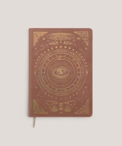 Notizbuch Notiz Note Tagebuch Journal Mini A6 veganes Leder Desert Brown Magic of I. NoYoga Salzburg