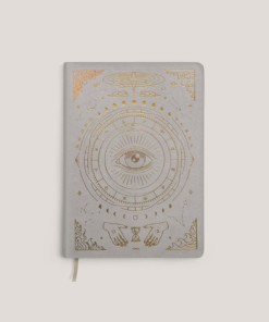 Notizbuch Notiz Note Tagebuch Journal Mini A6 veganes Leder Stone Grey Magic of I. NoYoga Salzburg