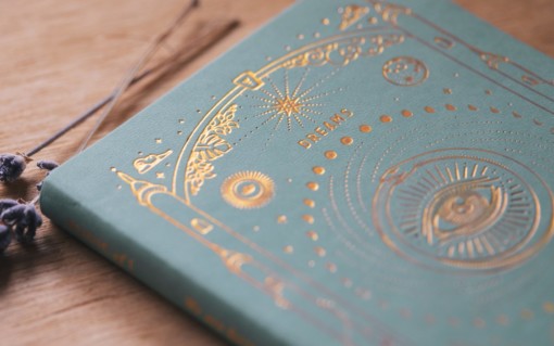 Traum Tagebuch Buch Journal Dream Dreamjournal Mini A6 Teal vegan MOI Noyoga Salzburg