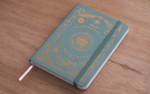 Traum Tagebuch Buch Journal Dream Dreamjournal Mini A6 Teal vegan MOI Noyoga Salzburg